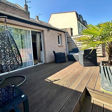 Oasis Citadine Terrasse Intime Jardin Privatif En Plein Centre Ville 70M2 Cambrai Exterior foto